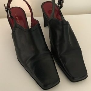 Liz Claiborne Leather Slingback Pumps